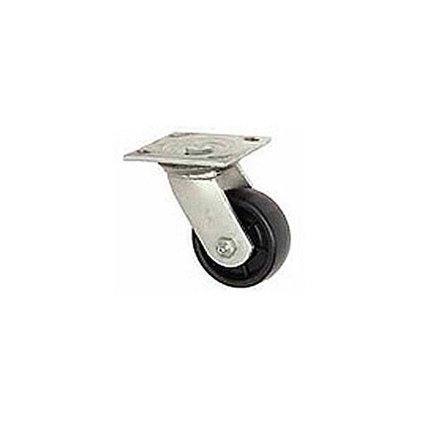 Cwih 5 Hard Rubber Wheel, Medium Duty Swivel Plate Caster, 290 Lb. Capacity 427-5 - main